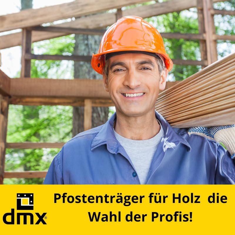Pfostenträger höhenverstellbar 50 bis 200 mm- Pfostenträger aufschrauben - Stützenfuß - Pfostenanker - Anker - höhenverstelbar zum Aufschrauben - - PSR M20 - M20 100x253
