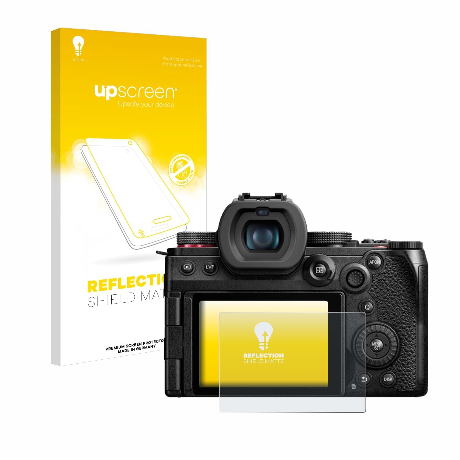 upscreen Anti-Glare Screen Protector compatible with Panasonic Lumix DC-G9 II Protection Film Matte