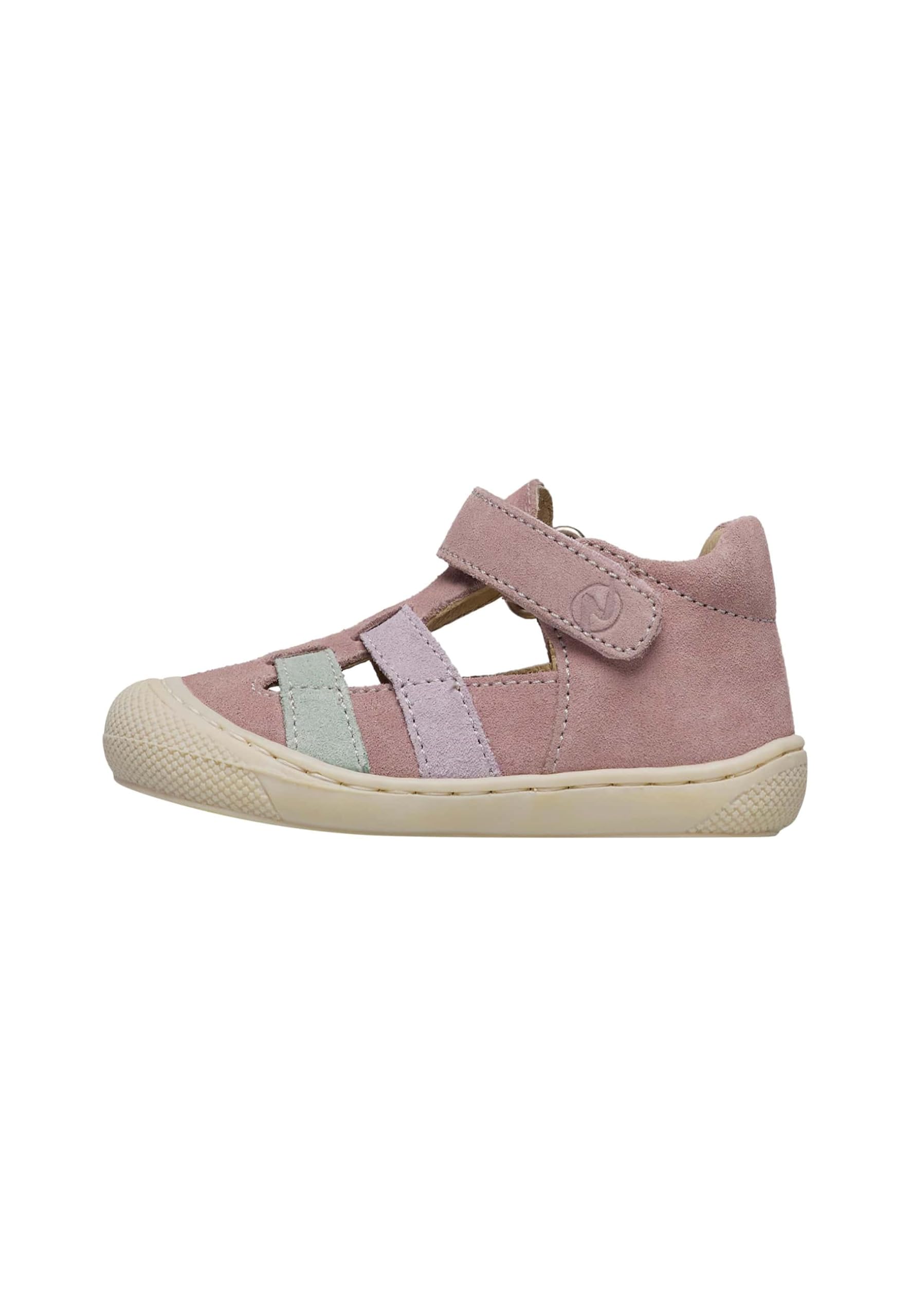 Naturino Semi Open Suede Sandals, pink, 6.5 UK Child