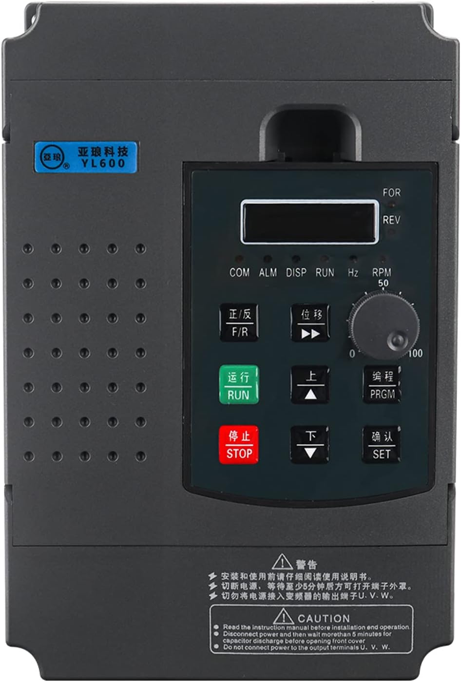Variable Frequency Drive, AC 220V 2.2KW 3HP 10A VFD Inverter Converter for CNC Spindle Motor Speed Control (Single-Phase Input, 3 Phase Output)