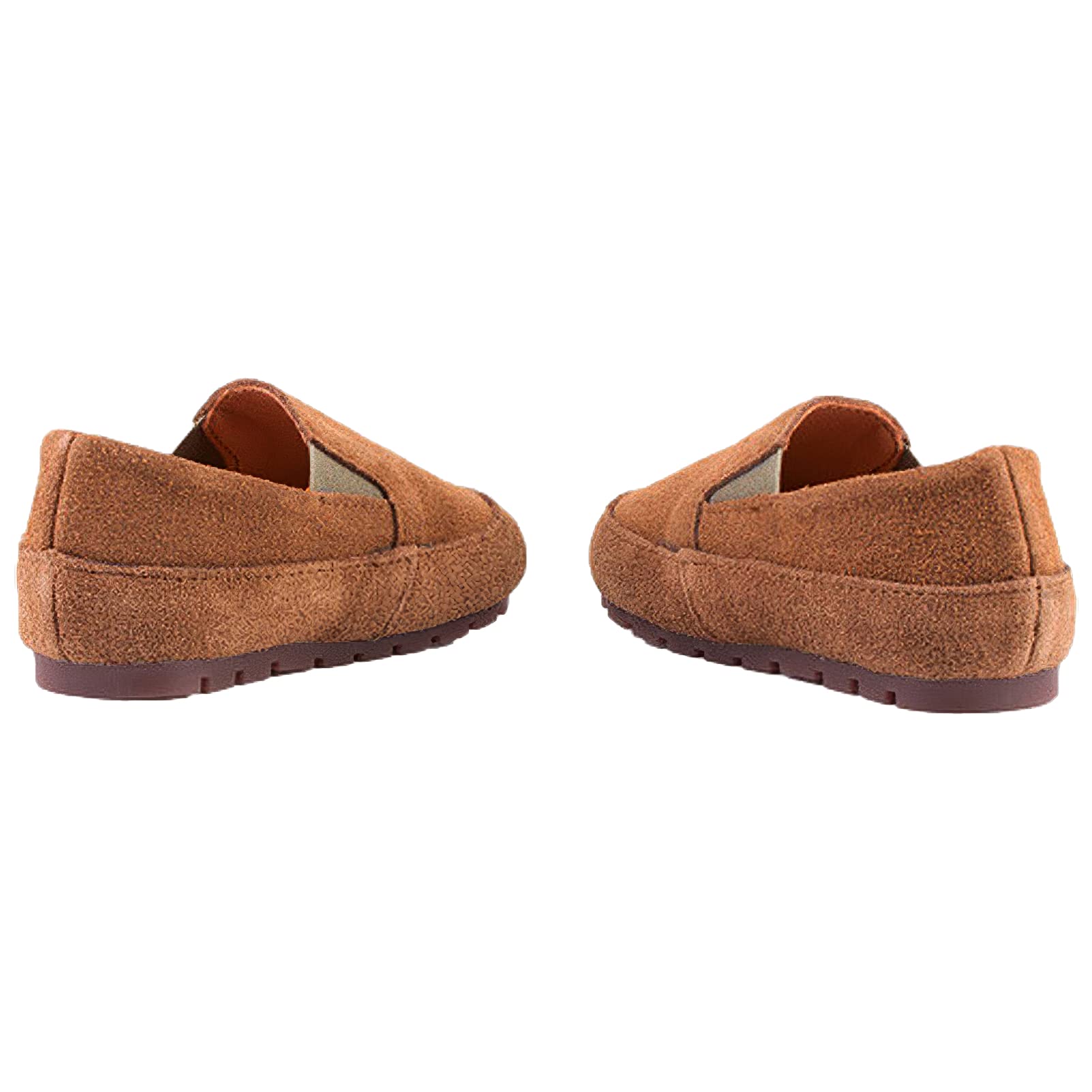 rismart Petit Garçon Enfant Mocassin Plat Suède Enfiler Décontracté Chaussure Bateau