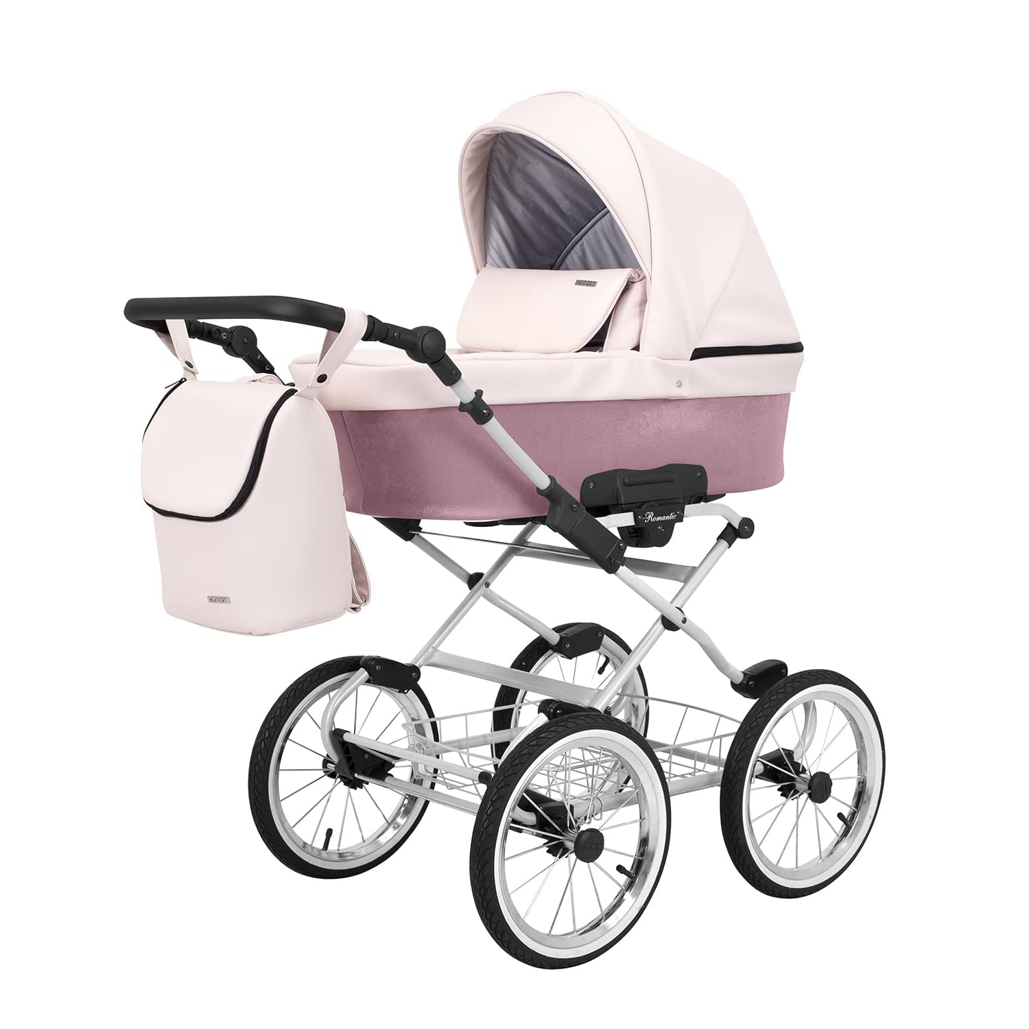 Poussette landau bébé 2 en 1 nacelle bébé Kunert ROMANTIC retro 2en1 pousette 2 in 1 accessoires