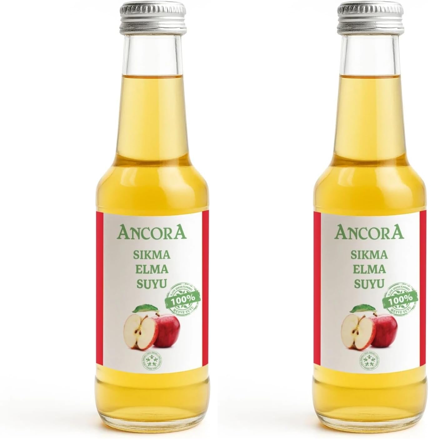 Ancora Elma Suyu 250 Mililitre (2 paketi)