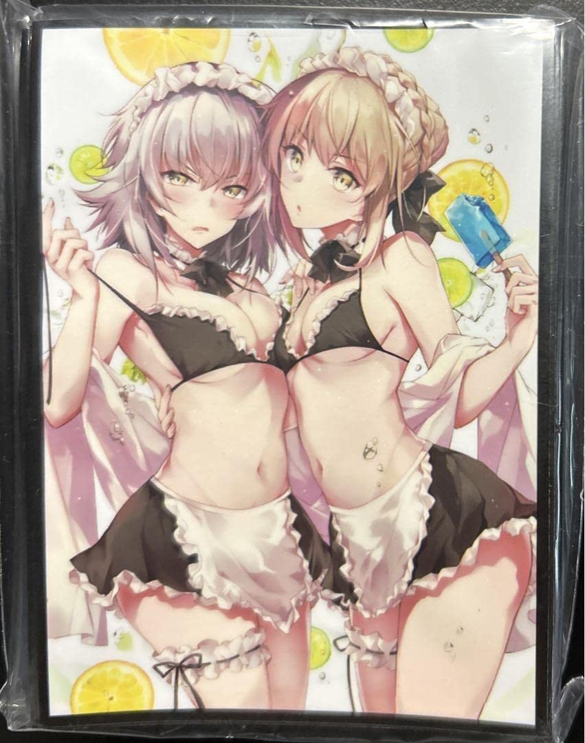 Amazon.co.jp: FGO Fate セイバー&ジャンヌオルタ 水着ver コミケ同人スリーブ : ホビー