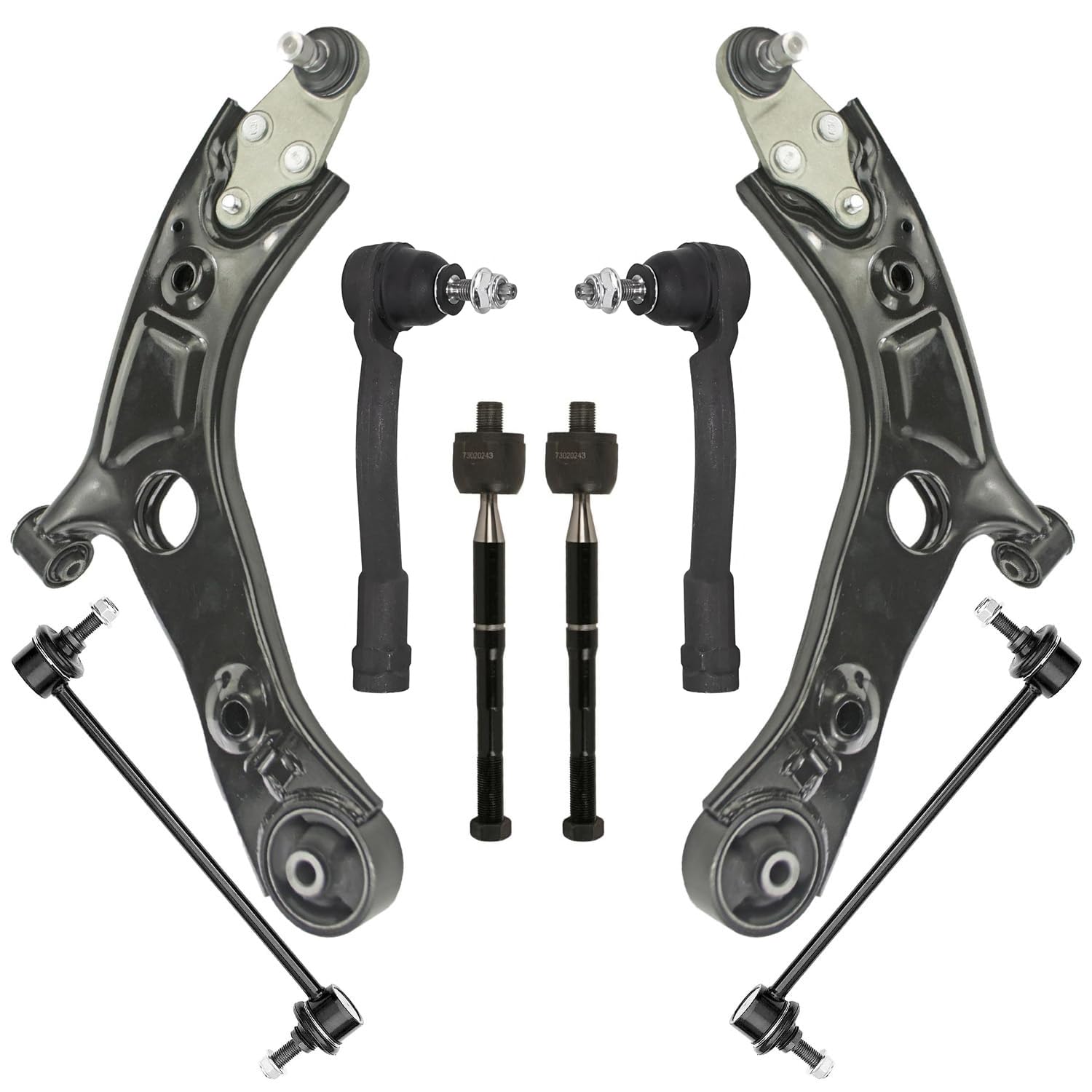 Detroit Axle - 8pc Front End Kit for 2016 2017 2018 Kia Sorento