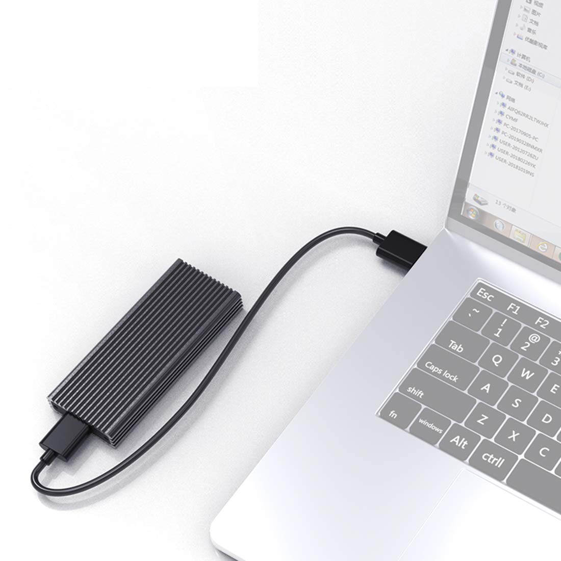 Amazon.com: Blueendless Portable SSD Hard Disk Case M.2 to Type-c 