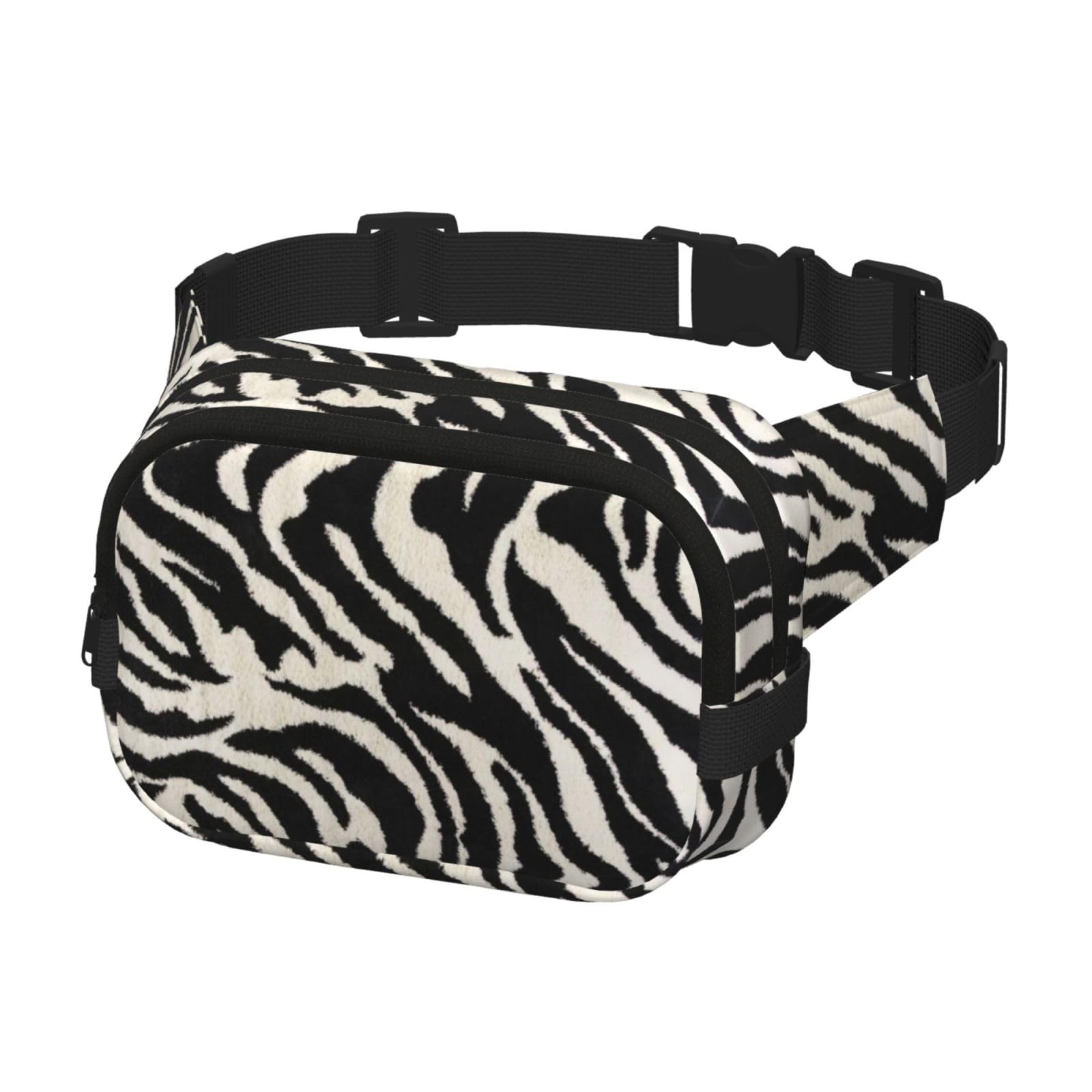 Zebra Animal Print Waist Bag Fanny Packs for Men&Women with Adjustable Belt for Outdoors Workout