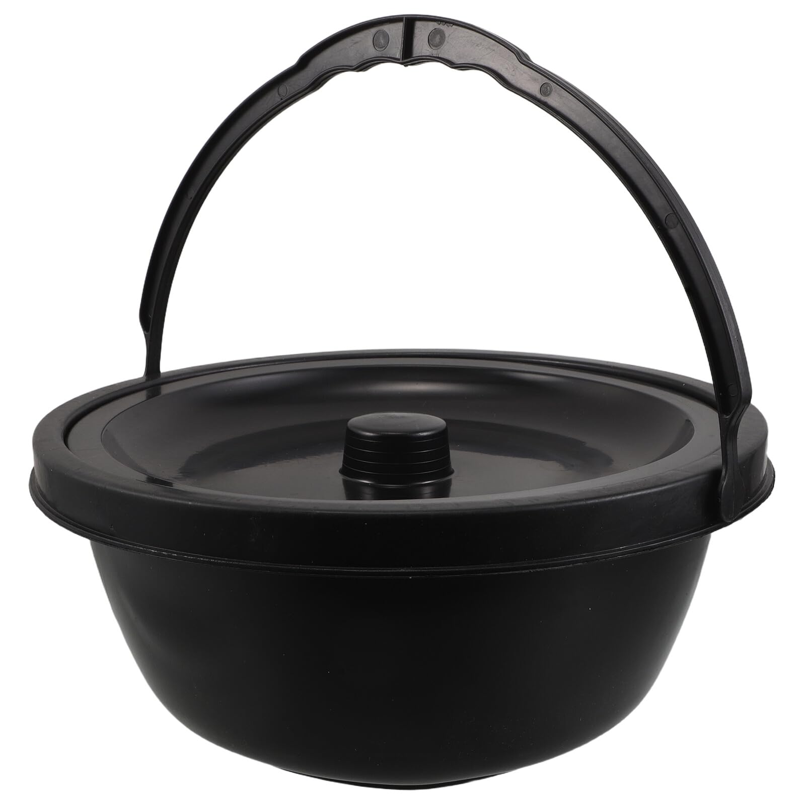 Padella per Anziani con Coperchio per Sedia a Rotelle, Vaso da Notte Portatile per Adulti Disabili, Secchio Comodo per Comodino con Design Ergonomico e Facile da Pulire, Supporto