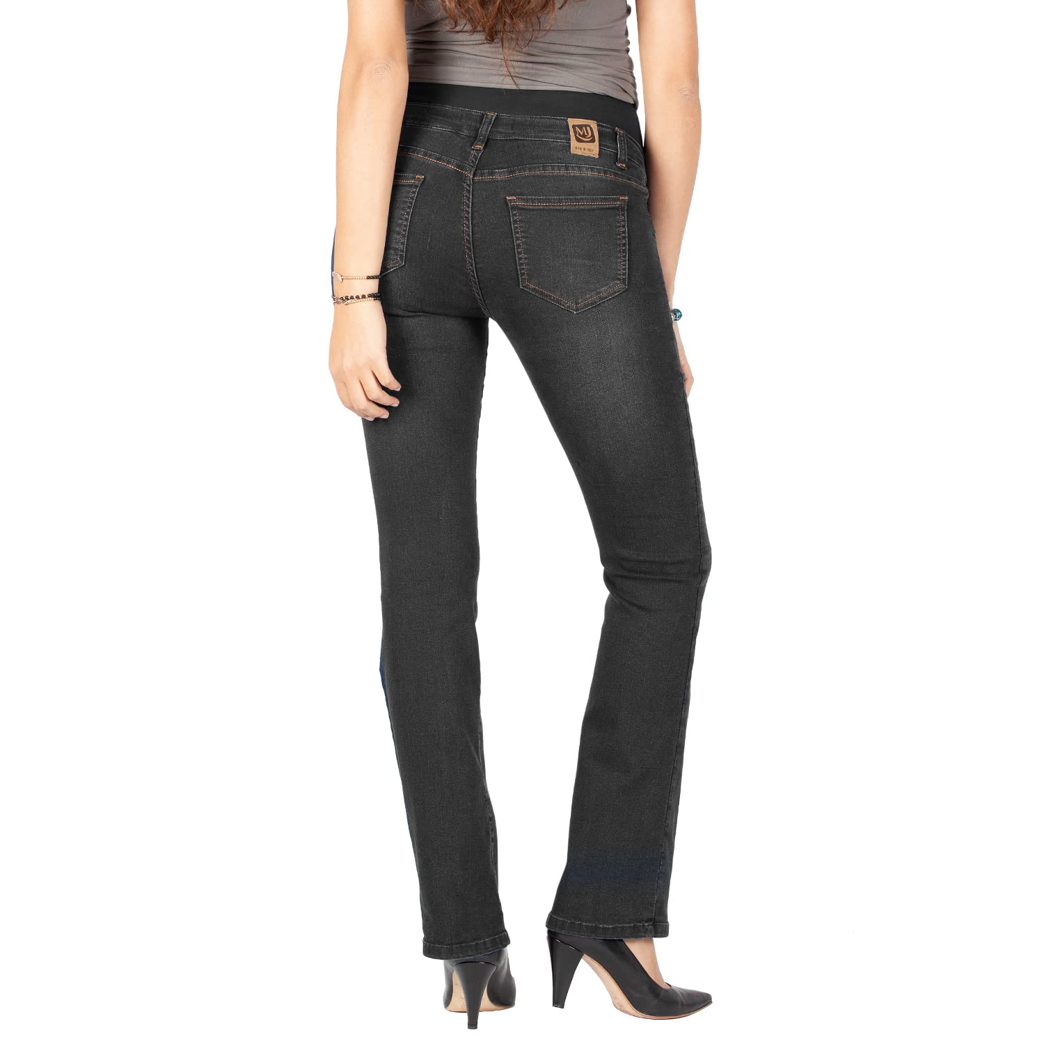 Torino Deluxe - Jean Grossesse Bootcut Bandeau Haut. Coupe Bootcut évasée rééquilibrent la Silhouette
