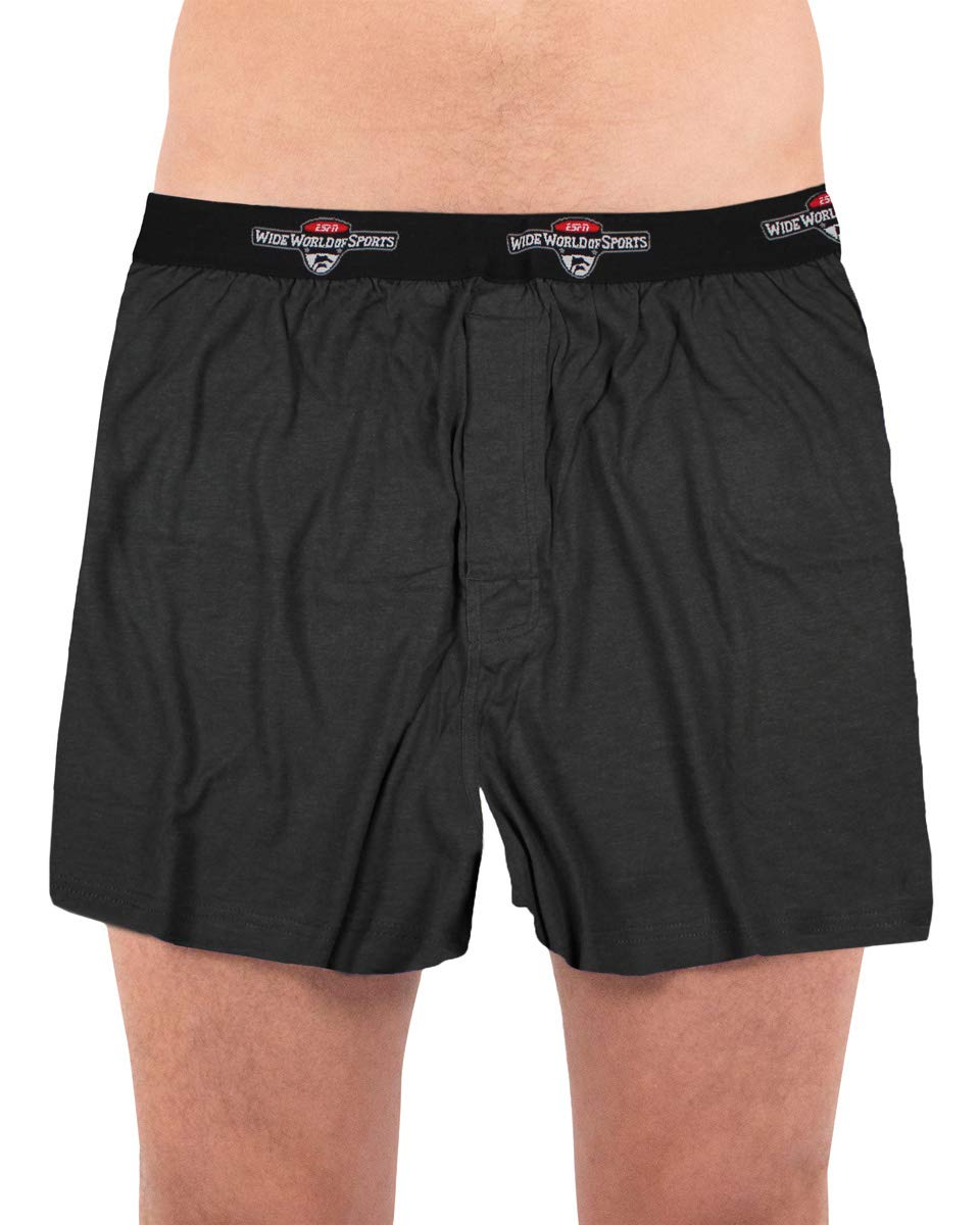 Intimo Solid Color Rayon Bamboo Cotton Knit Boxer Short Underwear