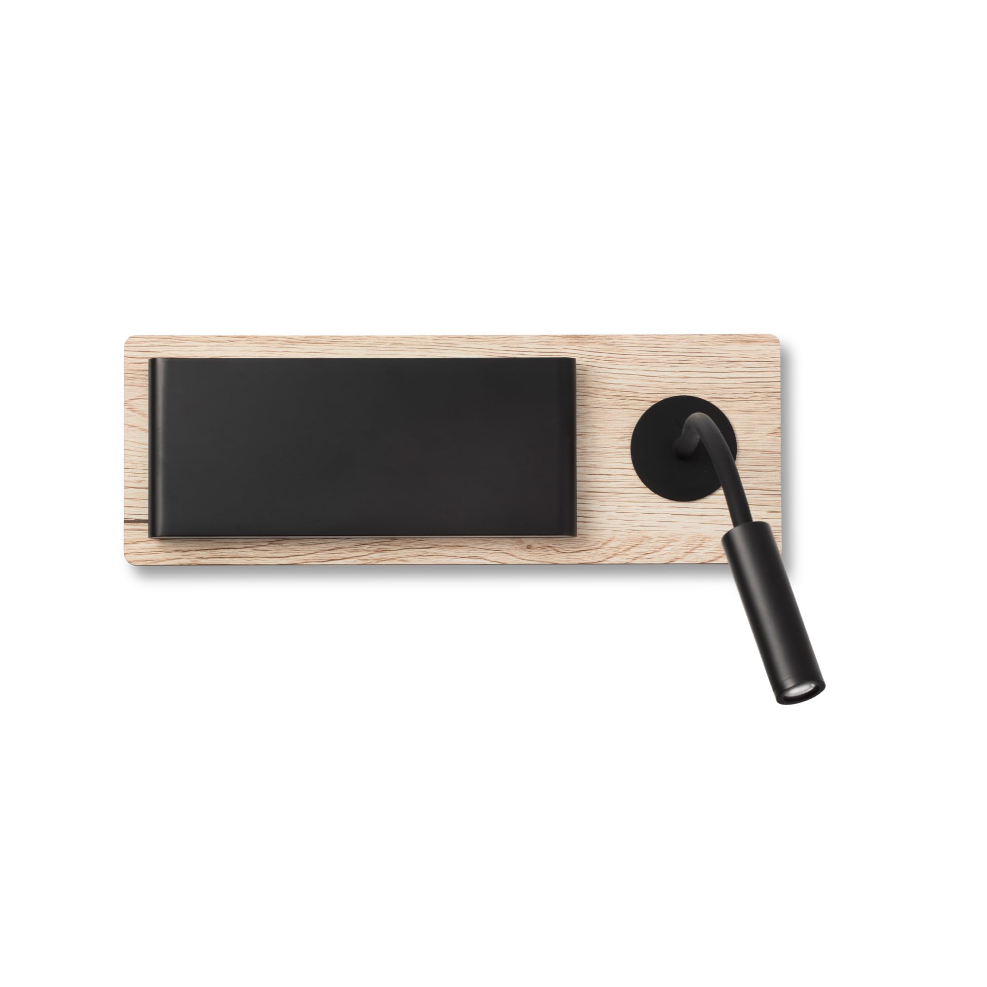 Applique noire et bois MOOD RCT Faro Barcelona pour chambre