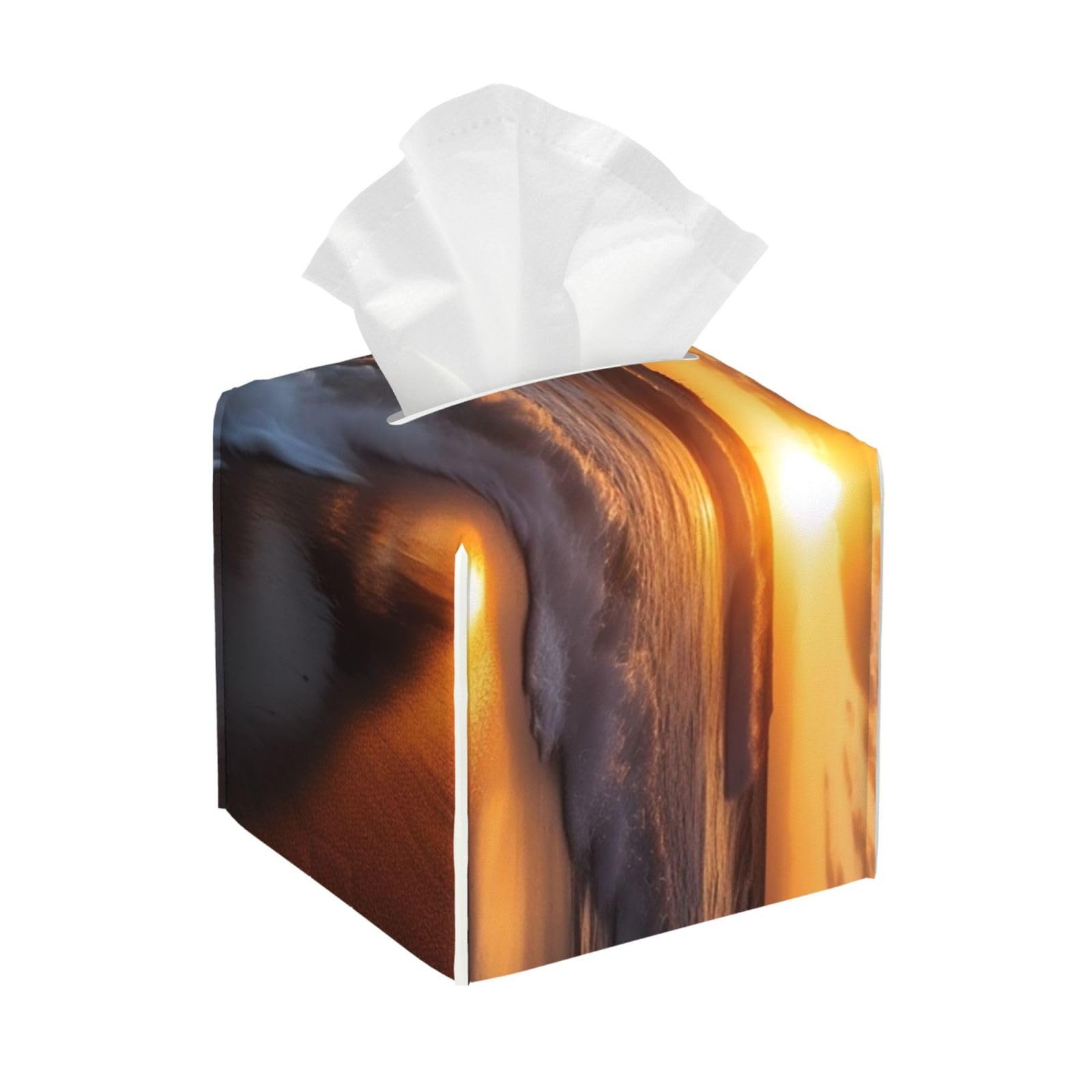 Beautiful Sunrise on Sea Tissue Box Cover Square Cube Boxes