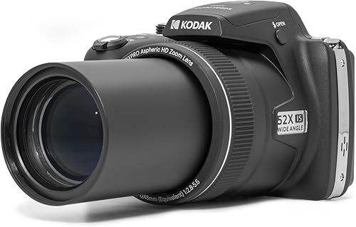 Miniatura 7 de Kodak PIXPRO AZ528 16MP Astro Zoom Cámara digital con zoom 52x y pantalla LCD de 3 pulgadas (negro) Paquete con tarjeta de memoria SDHC UHS-I U1 de