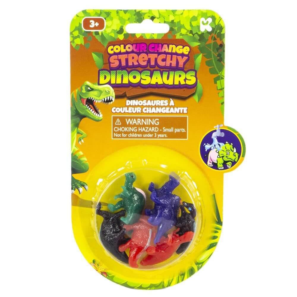 Keycraft Colour Change Stretchy Dinosaurs