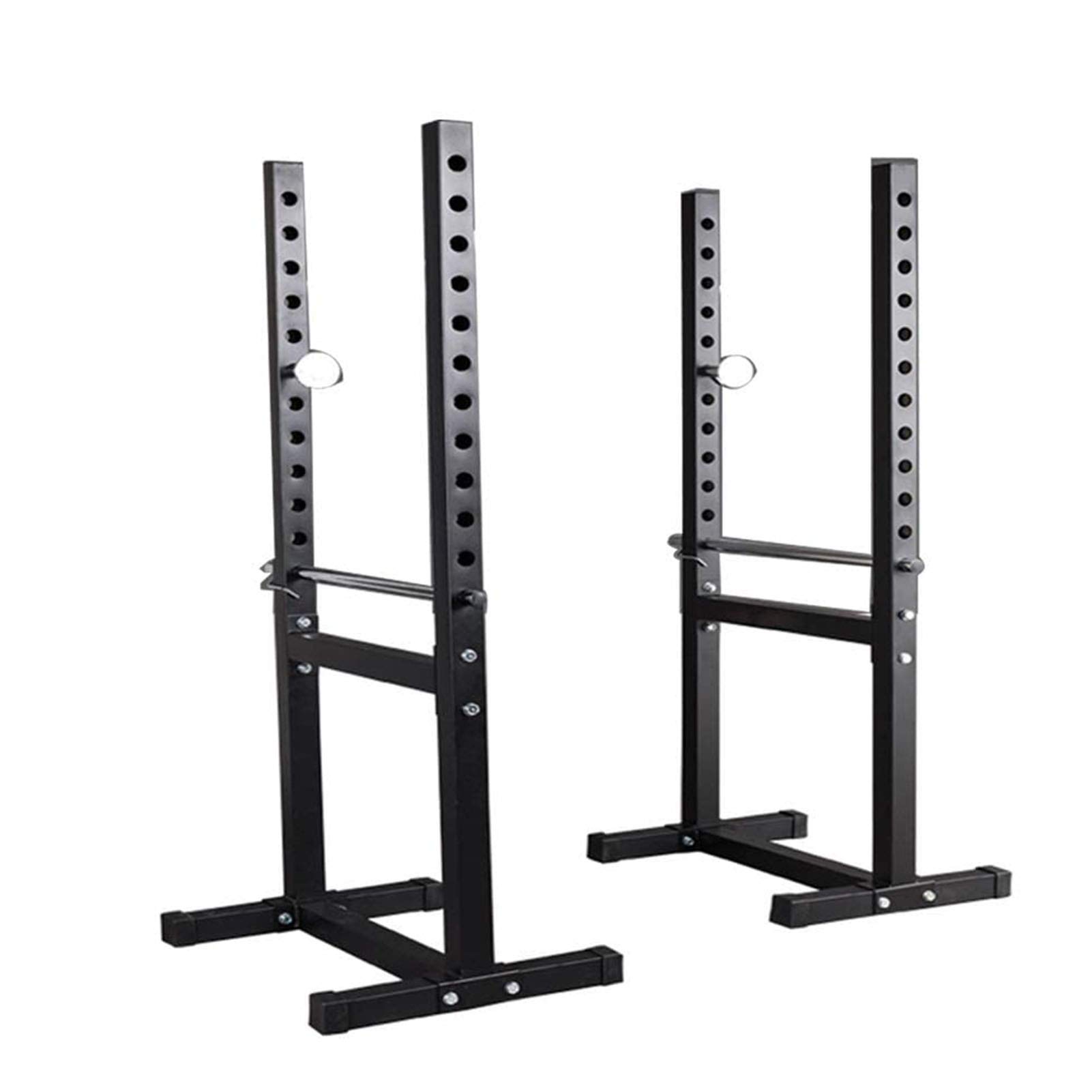 AYCDL Fitness Squat Rack Split Squat Rack Home Fitness Equipment Multifunctional Barbell Rack Home Squat Rack Load Bearing 200kg Weight Lifting,Black-50 * 43 * 70cm
