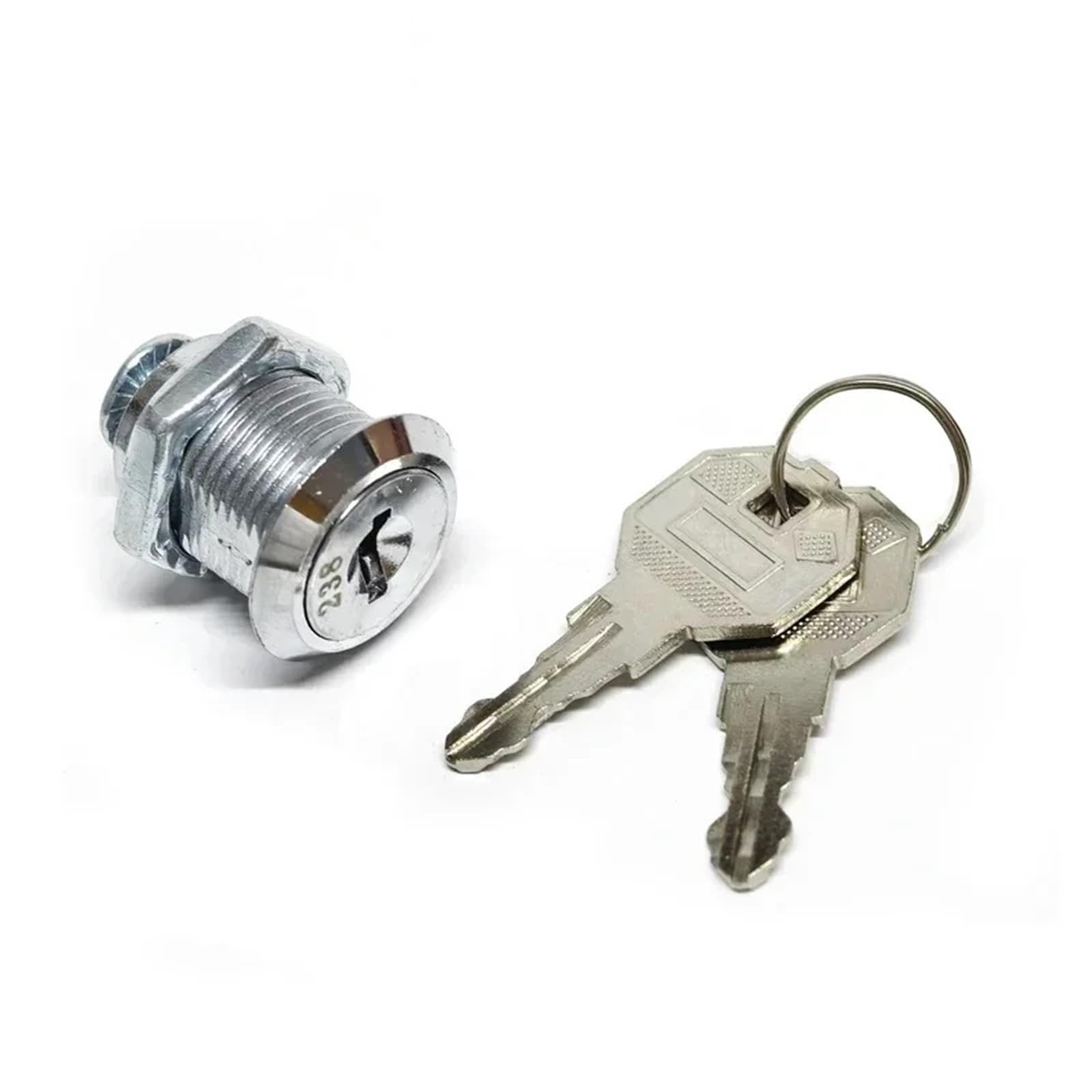 Cabinet Cam Lock 2 Keys Tool Box Locker Drawer Furniture Door Hardware HJ05 1Pcs(Key Alike x 20mm)