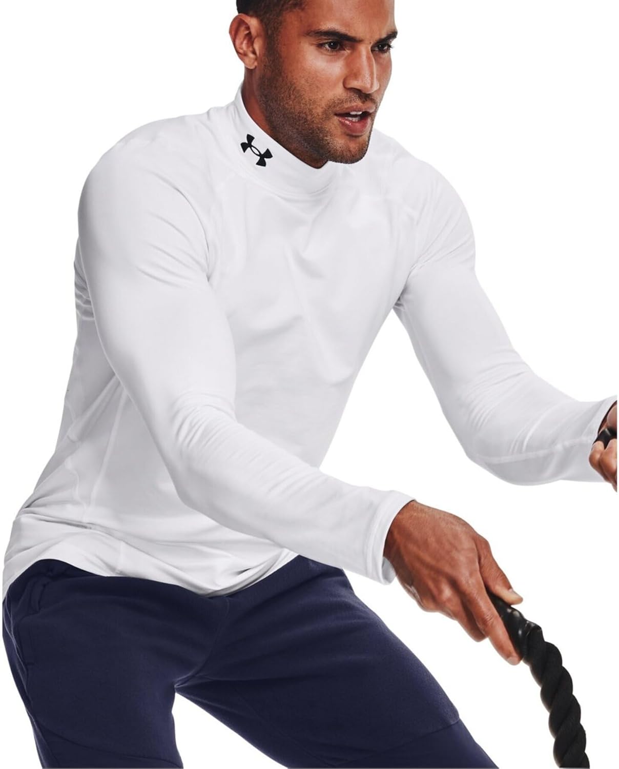 Under Armour Mens ColdGear Armour Fitted Mock - Image 5