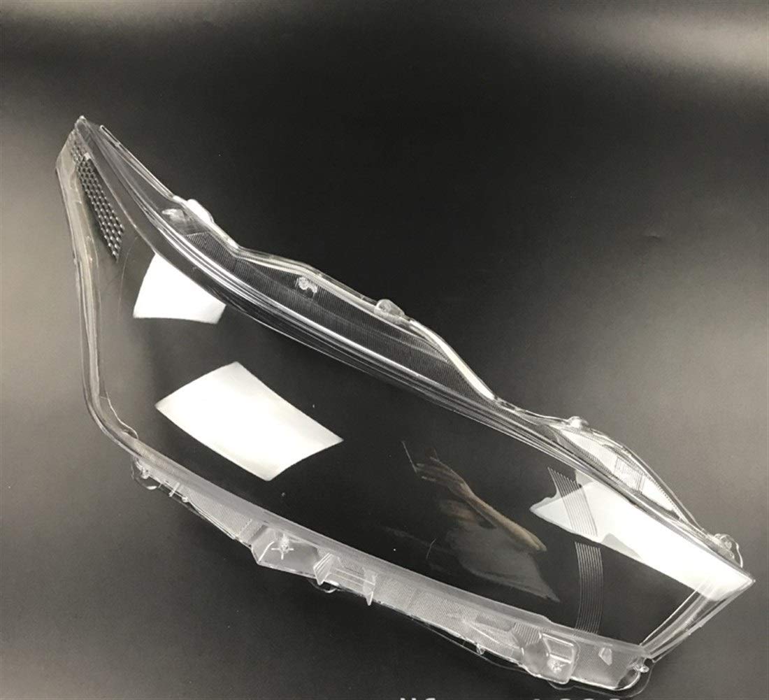 XIANG SHANS لتويوتا ياريس 2014-2015 الجبهة السيارة العلوي شل غطاء كشافات شفافة عاكسات مصباح قذيفة (Color : Left)