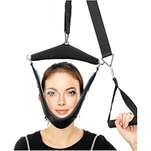 Cervical Neck Traction Device Over The Door Neck Traction Device Home Portable Necks Stretcher Hammock for Pain Relief Physical Therapy for Necks Decompressor Stretcher