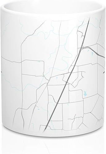 Miniatura 2 de Buda, Texas TX Map Mug (11 oz)