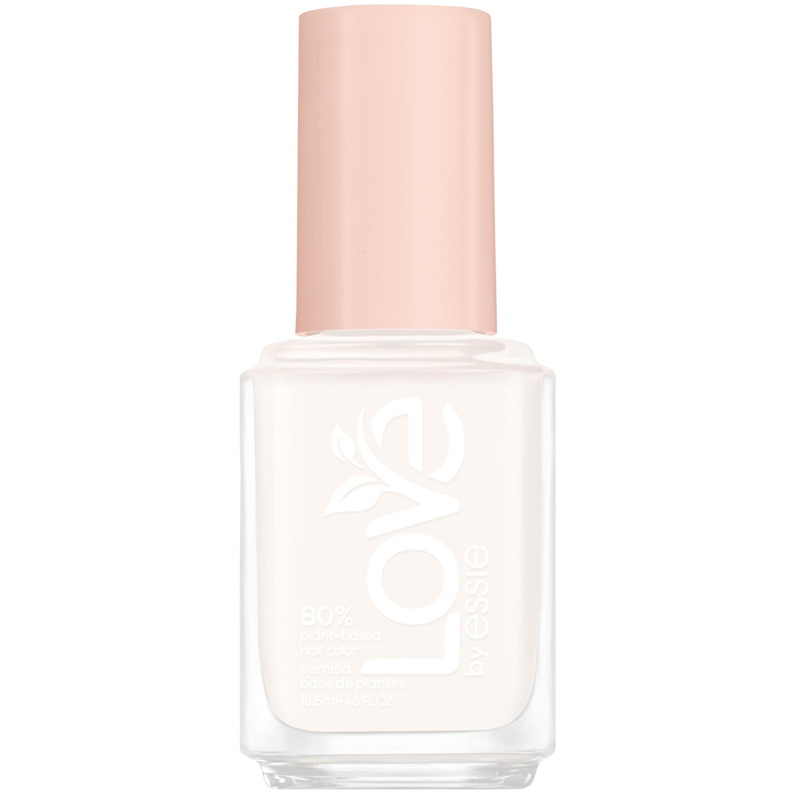 Essie Blessed Never Stressed, Weiß Langanhaltender Nagellack Mit Cremigem Finish, Kurze Trocknungszeit Und Weniger Absplitterungen, Vegane Formel, Love By Farbe: Nr. 0 Blessed-Never Stressed, Weiß, 1 X 13,5 Ml