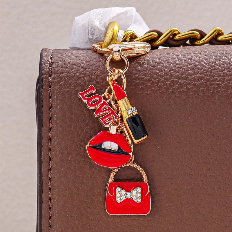Image of SALTY Chic Bag Charm & Keyring - Cute, Stylish & Lightweight Keychain for Daily Use | Key Ring for Handbags | Keyrings & Keychains | Travel Accessories | Ideal for Gifting