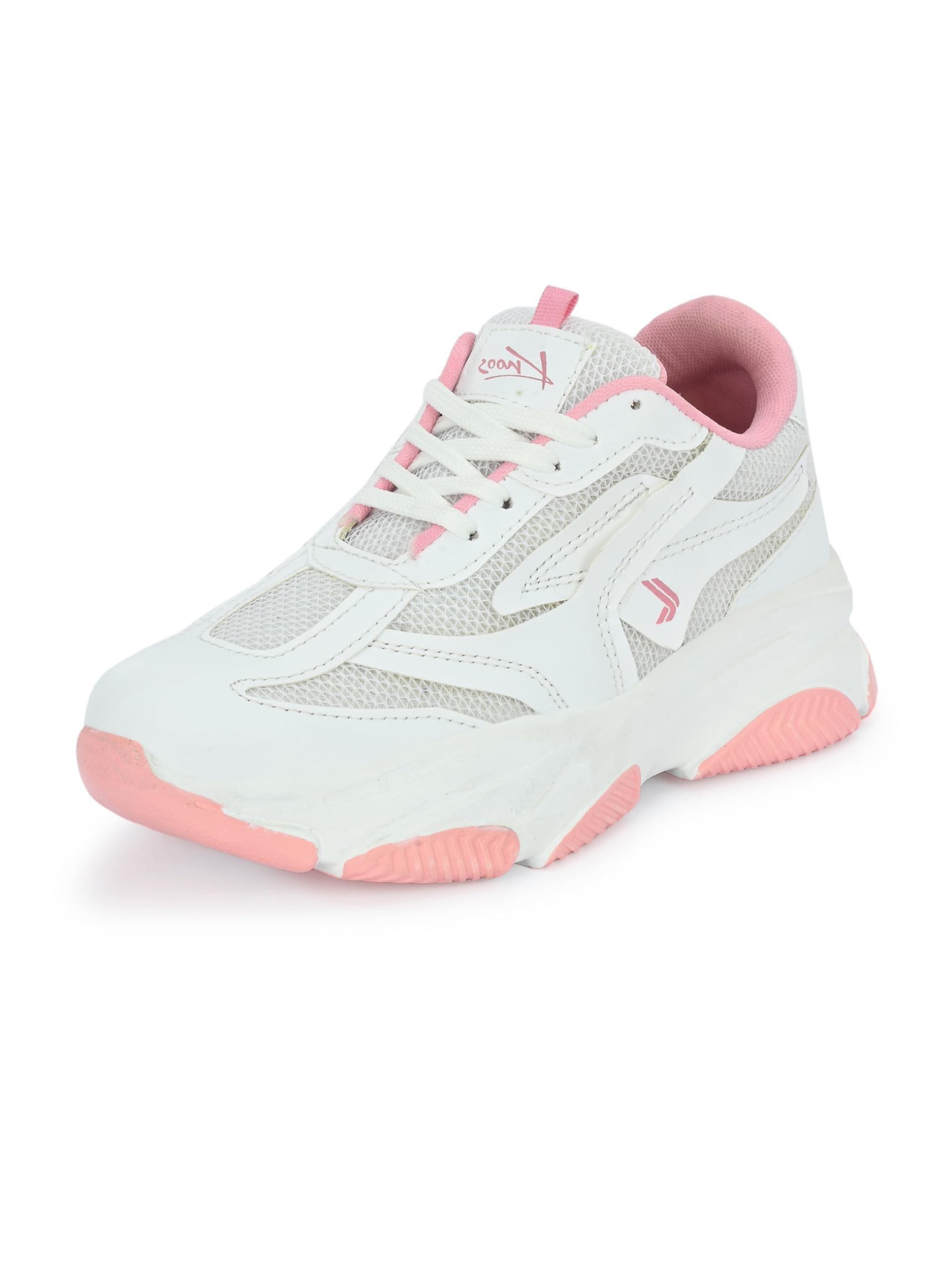 KNOOS Pink Mesh Casual Sneakers for Girls Canvas Shoes for Women - 7 UK (B0CPT6GSG1) Amazon Price History, Amazon Price Tracker