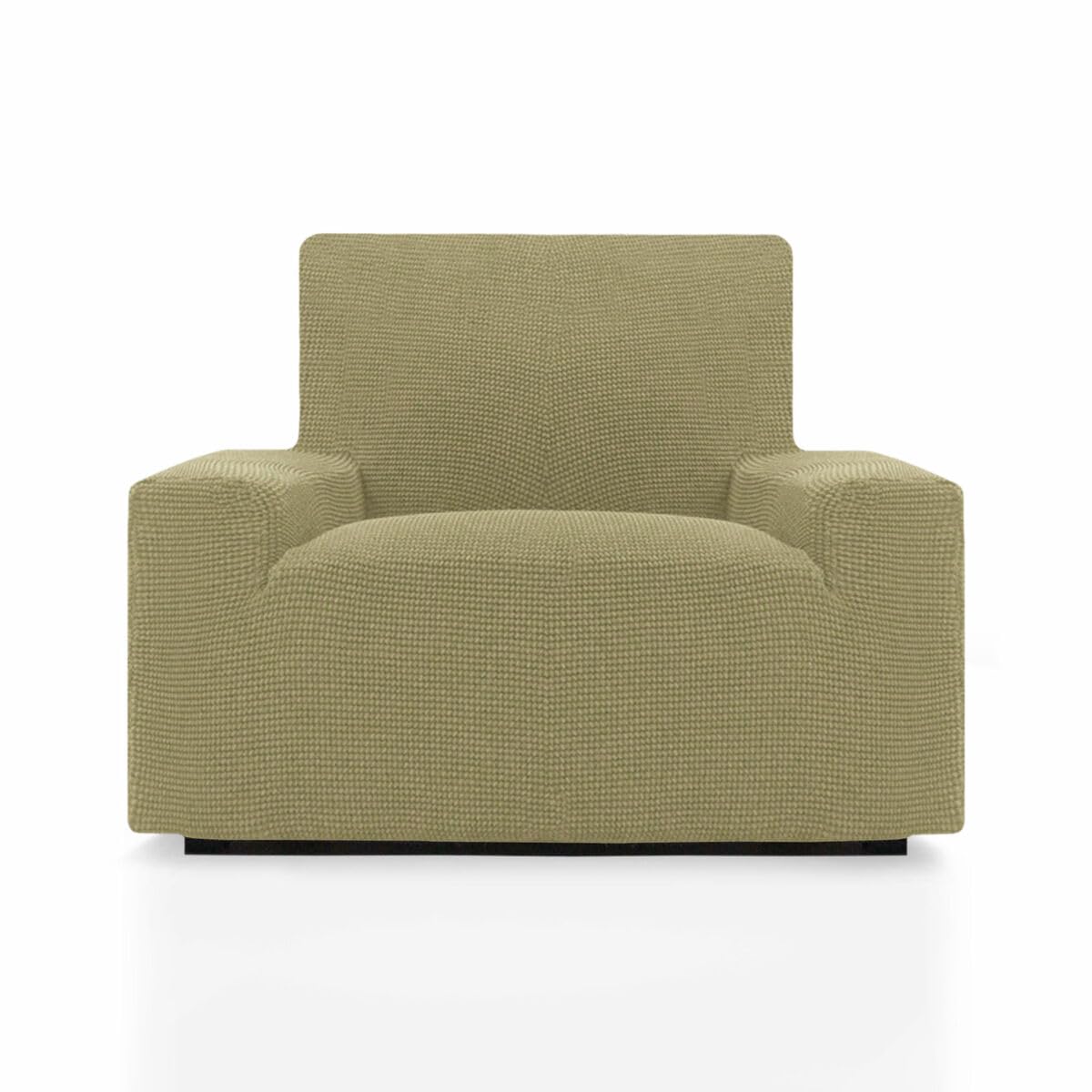 Housse de canapé 1 place respirante et durable en tissu stretch