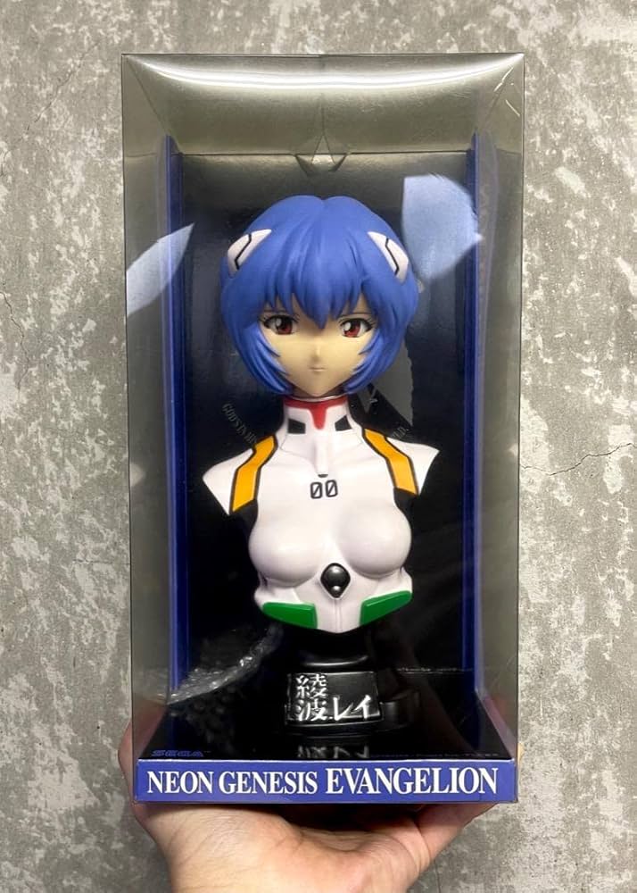 新世紀エヴァンゲリオン　綾波レイ　胸像　ソフビ　フィギュア　あげたゆきを 綾波レイ 胸像シリーズ フィギュア あげたゆきを