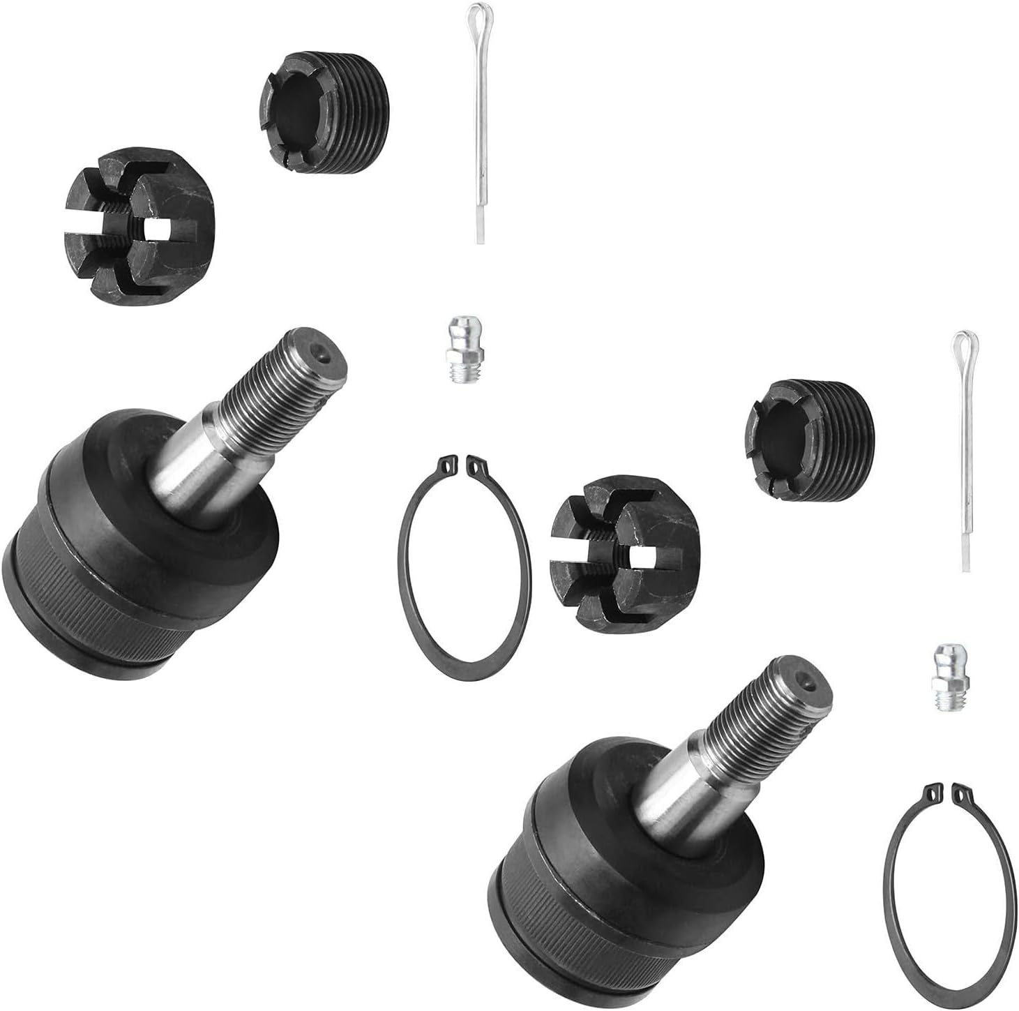 Detroit Axle - 11pc Front Suspension Kit for 1991-2001 Jeep Cherokee, 1991-1992 Comanche, 3 Outer & Inner Tie Rod Ends 2 Sway Bars 4 Ball Joints 2 Drag Links Replacement