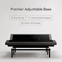 Vista 2 de Nectar Base ajustable Premier, individual XL, inclinación de cabeza y pie, control remoto inalámbrico con memoria, 3 ajustes de masaje, 4 puertos