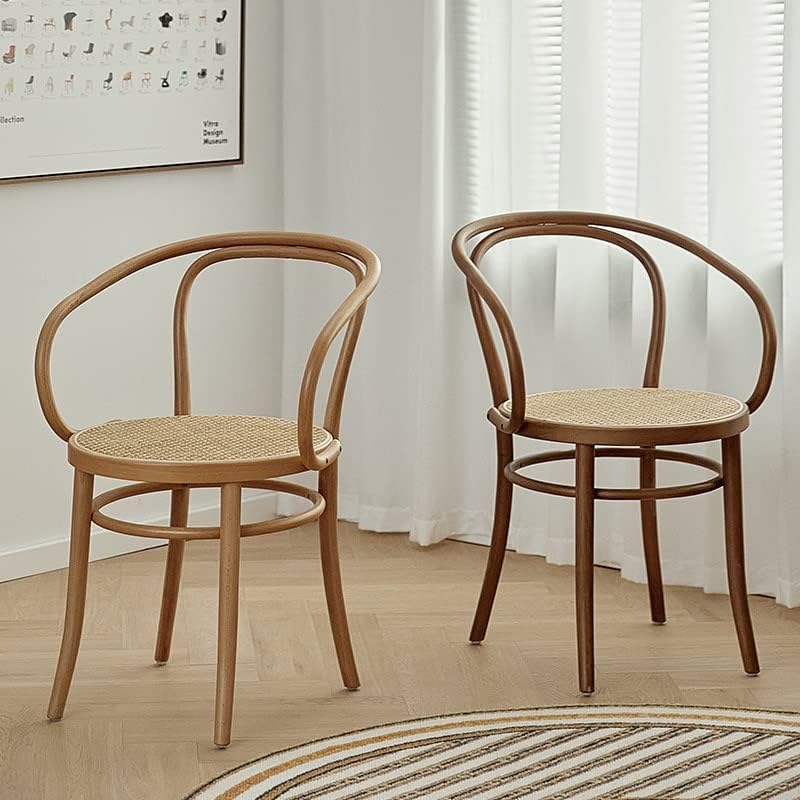 海外 ラウンドチェア 木材 ダイニングチェア