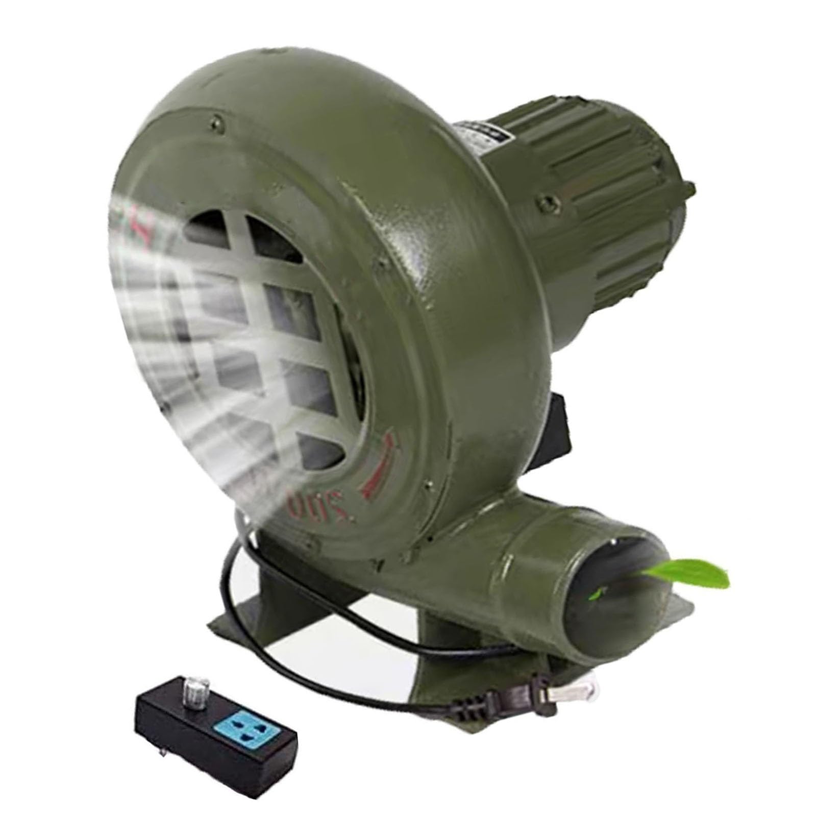 JOUFNING Electric Blacksmith Forge Blower - 220V Centrifugal Barbecues Blower, Compact and Energy Efficient Commercial, with Variable Speed Controller(80W)