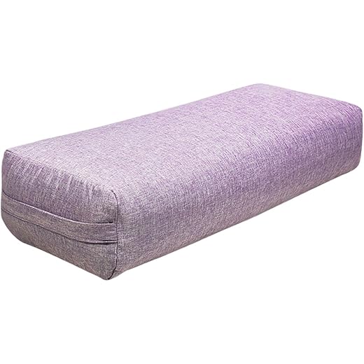 THE STYLE SUTRA Yoga Bolster Pillow for Restorative Yoga for Balance Versatile Women Cushion Violet