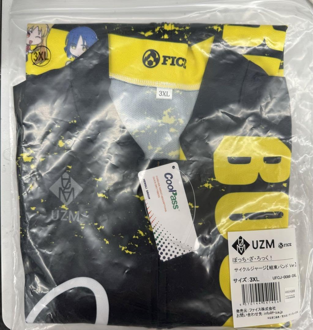 [正規品・未使用] ぼっちざっろく　ジャージ上　XLサイズ　黒 ankoROCK ジャージ ボリュームネックラインジャージ -オーバー