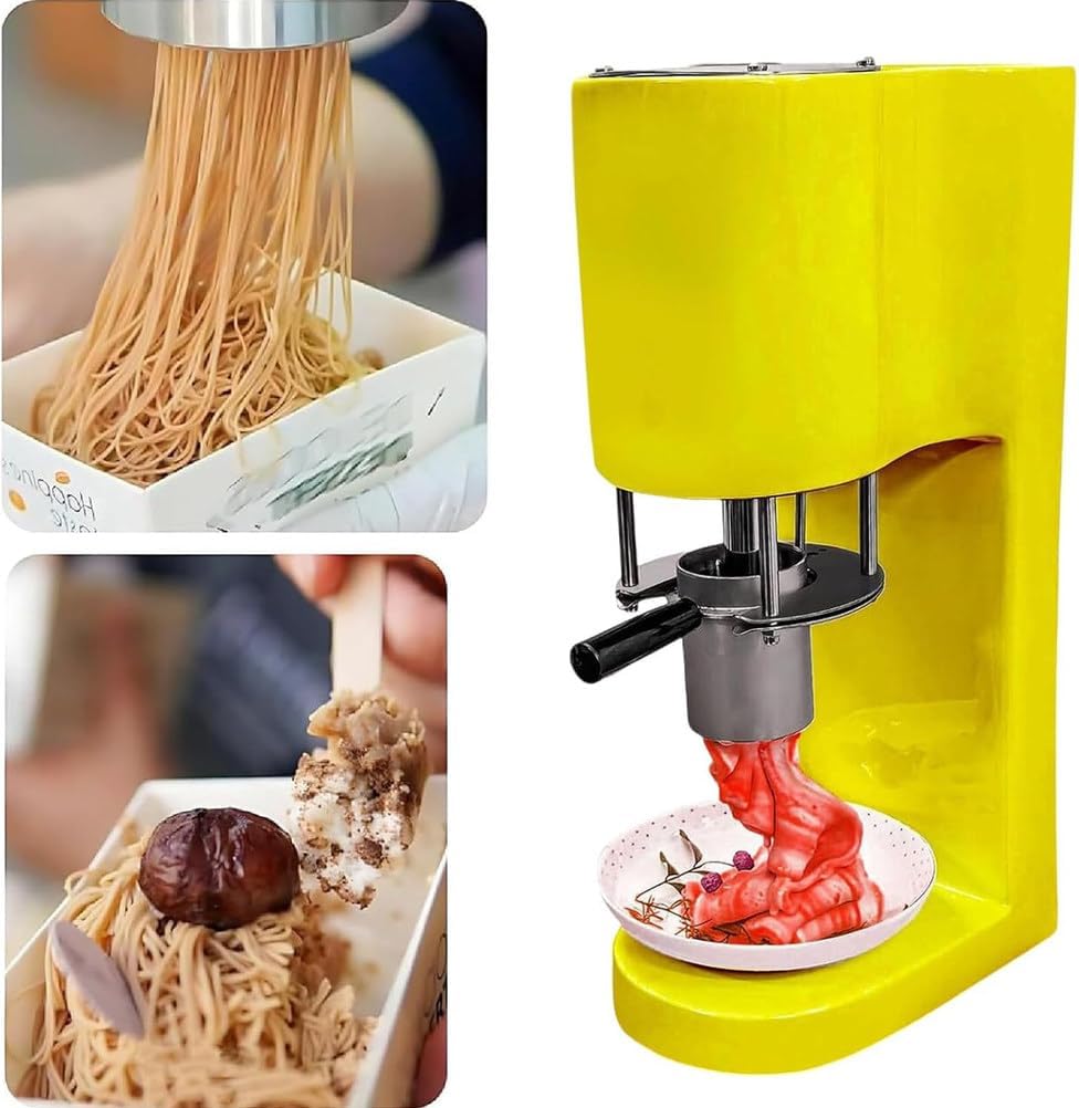 Marke: Generic Pasta-Eismaschine aus Edelstahl mit 4 Formen