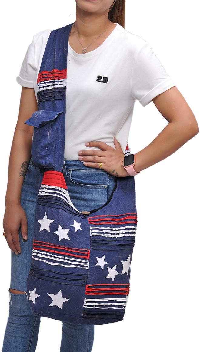 THE COLLECTION ROYAL Hobo Crossbody Bags for Women, Boho Purse, Boho Bag | Hippie Bag, Indie Tote Bag, Cloth Purse for Women - Image 2