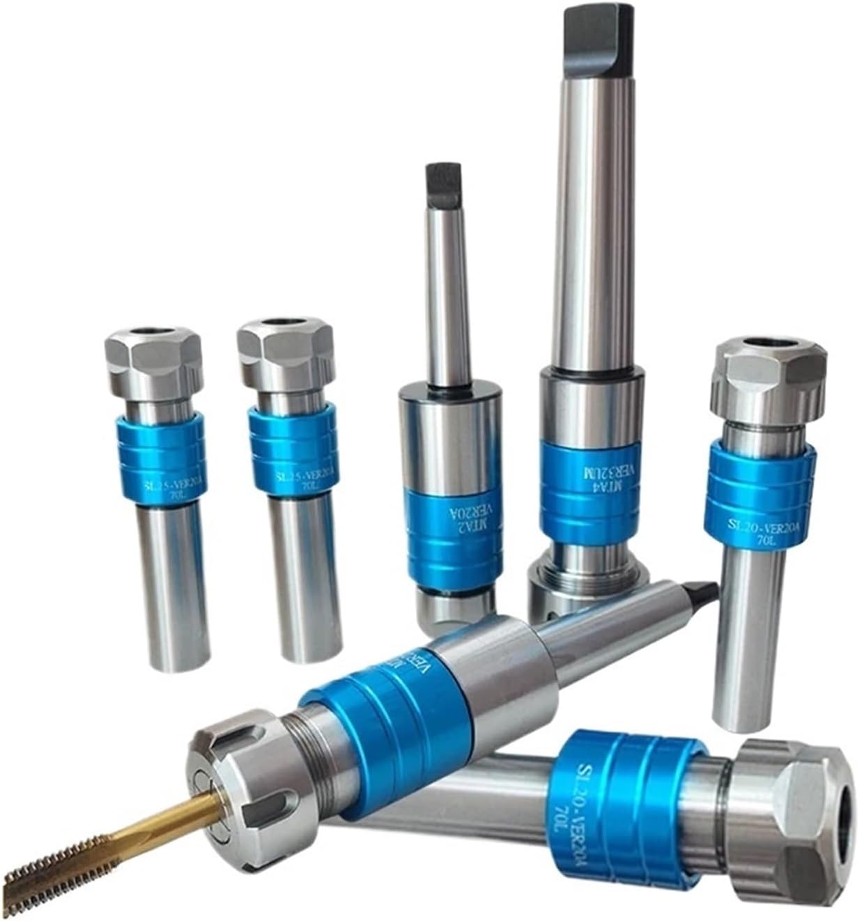 Durable Floating Tap Holder for Lathes Retractable Tapping Shank Tool Handle 1pcs(MTB3-VER16 (M12))