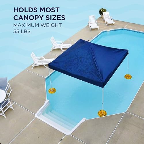 Miniatura 5 de Kit de flotadores de toldo de agua  Kit para flotar tu toldo en el agua  Kit de toldo flotante duradero para piscina  Kit de flotadores de piscina