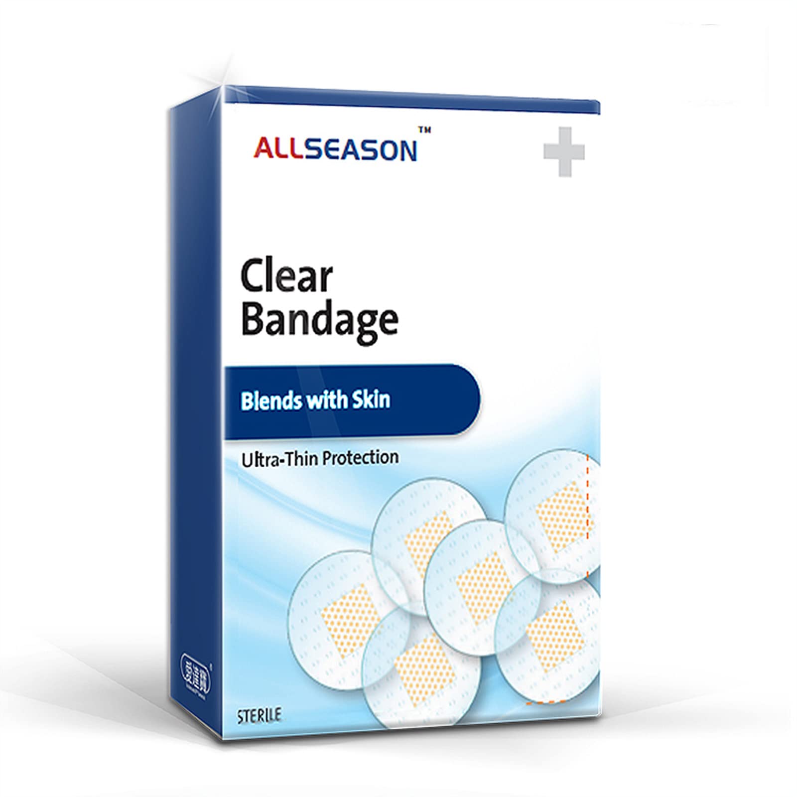 Adhesive Spot Bandage 150pcs Flexible Fabric Adhesive Bandages Round PE Bandage for Wound Care and Hides Skin Spots (0.98 inch)[Amazon-developed Certification] Compact by Design