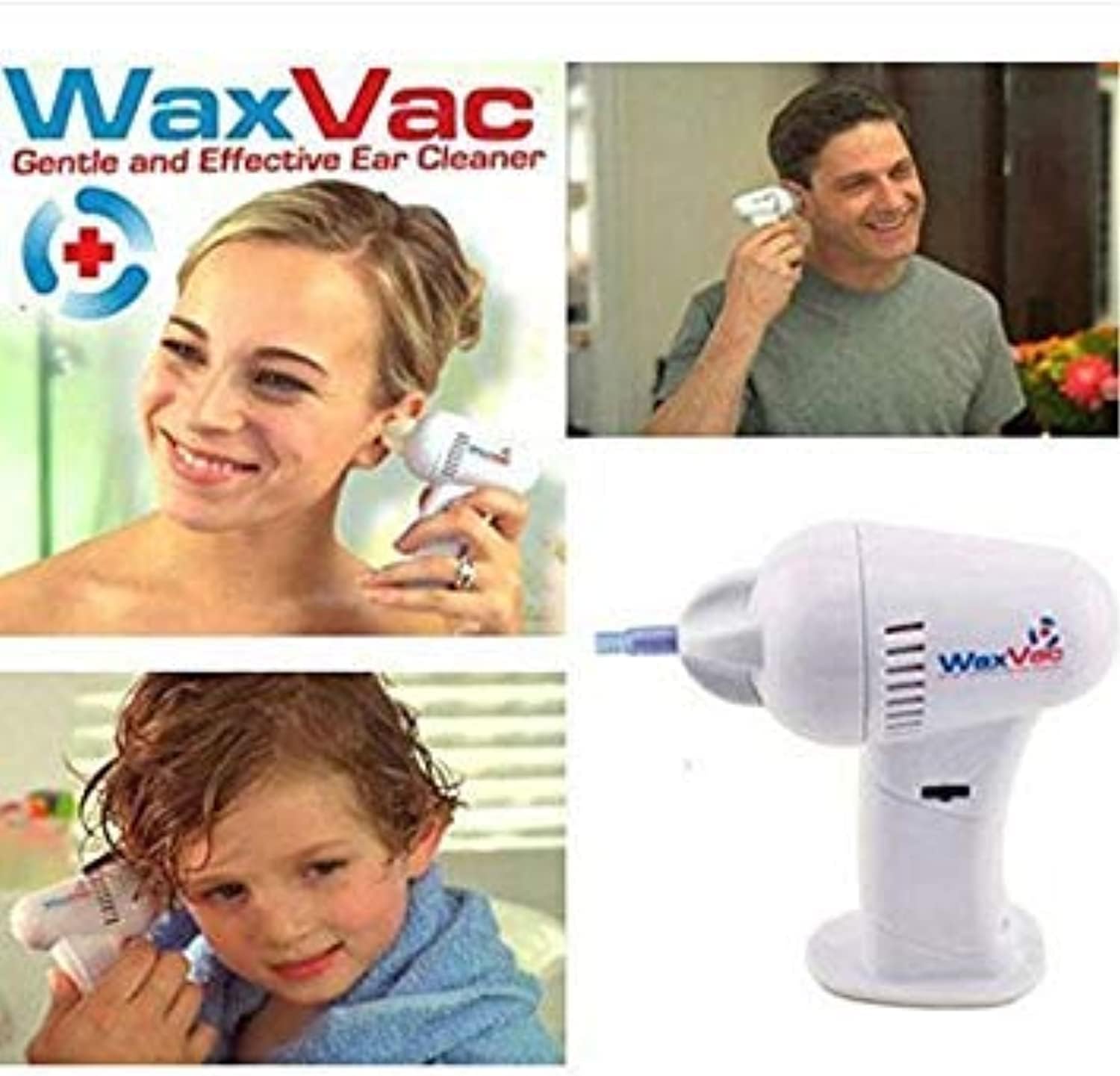 Waxvac Vacuum Ear CleaningSystem Clean Wax Vac As Seen On Tv Ears Care Removal Tool Earpick Cleaner Pick