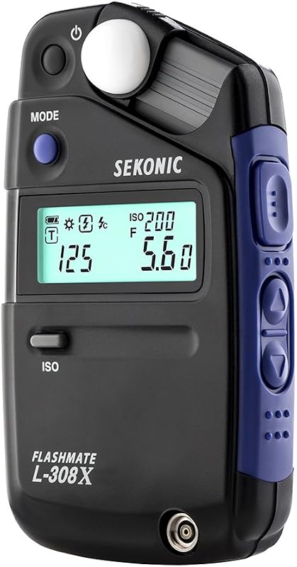 Sekonic FLASHMATE L-308X Medidor de exposición para fotógrafos y cineastas - Negro/Azul