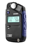Sekonic FLASHMATE L-308X Photographers and Film Makers Exposure Meter - Black/Blue