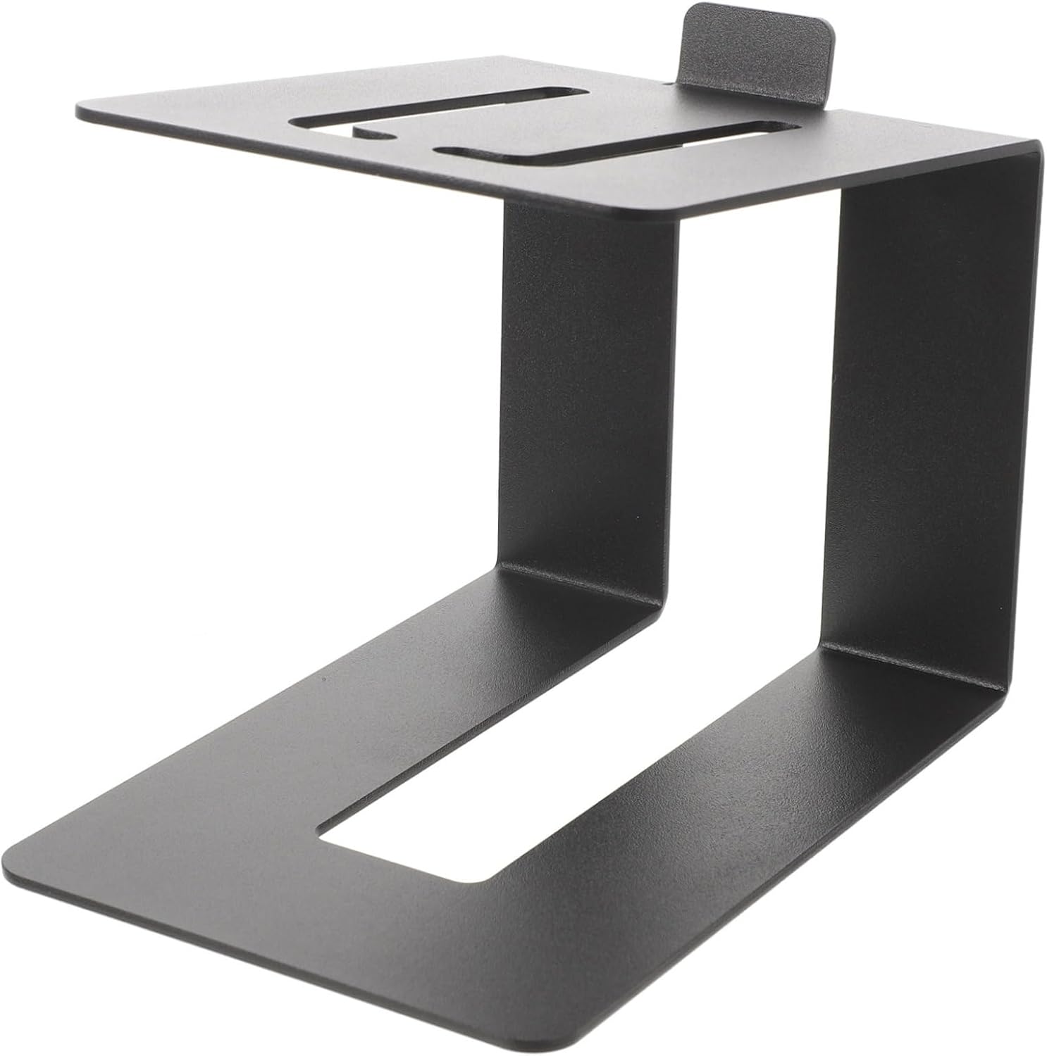 Speaker Stand Riser for Computer and Monitor Sturdy Metal Design for Bookshelf Center Speakers Oxidized Finish Easy to Clean Heavy Duty Construction for Stability and