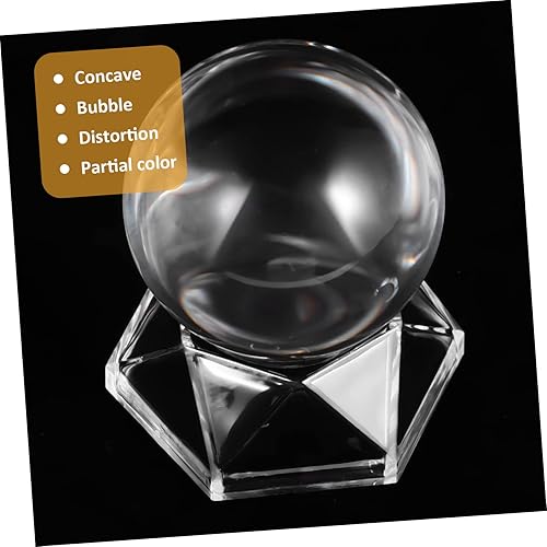 Miniatura 8 de Homoyoyo 2 piezas Base de acrílico Esfera Soporte de globo Base de Esfera de Cristal Soporte de Esfera para Exhibición de Esfera de Cristal Soportes