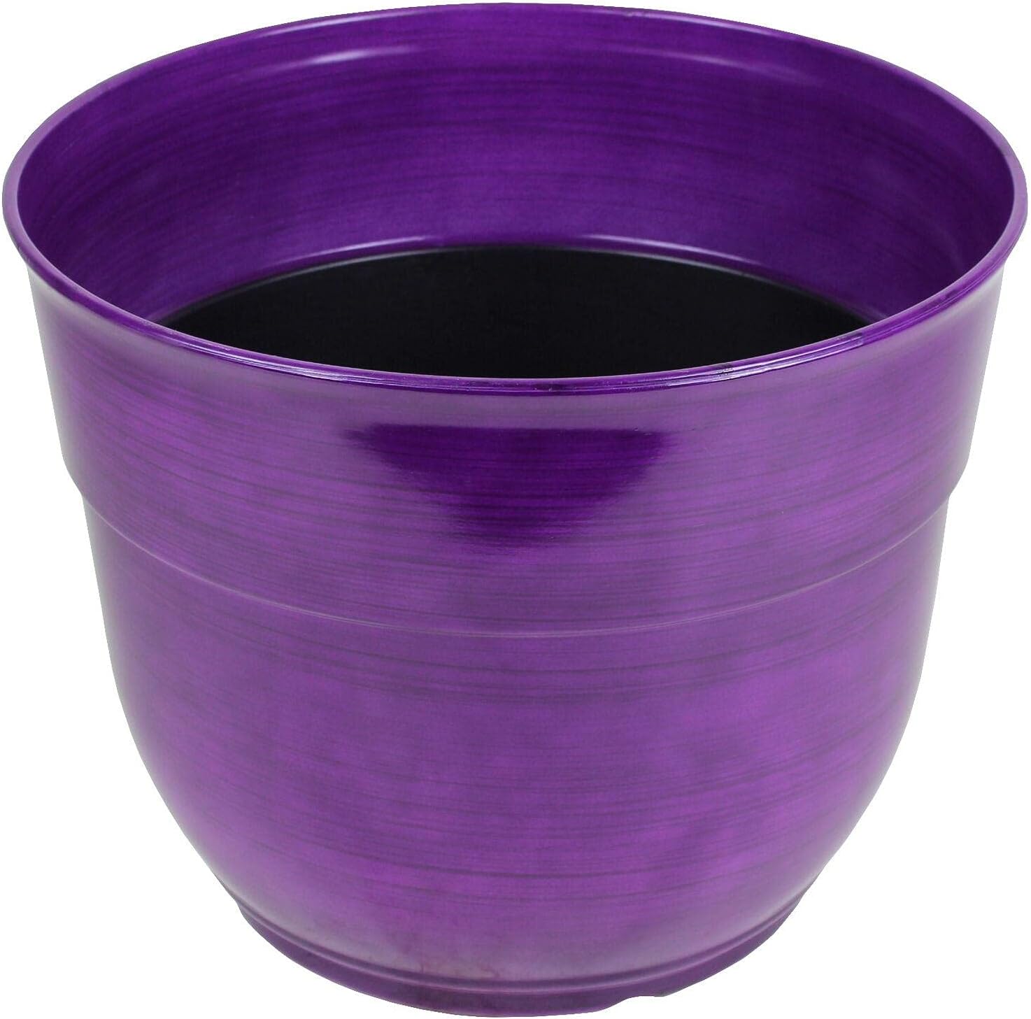 Large Plastic Planter, Purple, 15" Plant pots Planters Planters for Outdoor Plants Flower pots