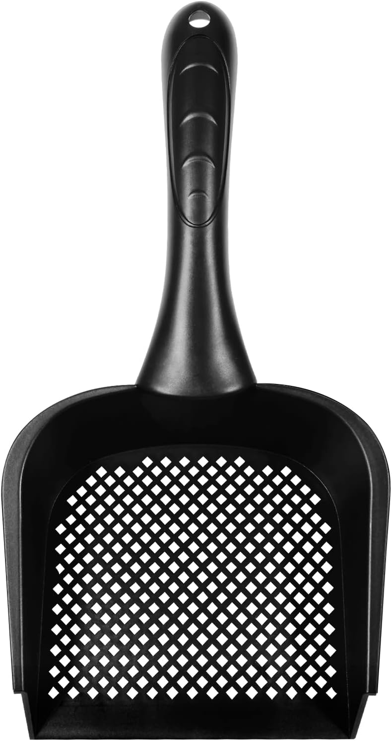 DHXYZZBCat Kitty Litter Scoop, 5MM Fine Litter Scooper Shovel for Cat Rabbits Hamster Snake Sifter Scoop High Qulity PVC Non-Toxic
