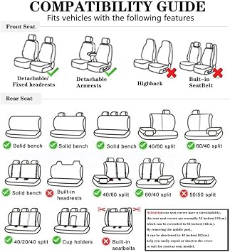 Car Seat Covers Full Set for Toyota Hilux