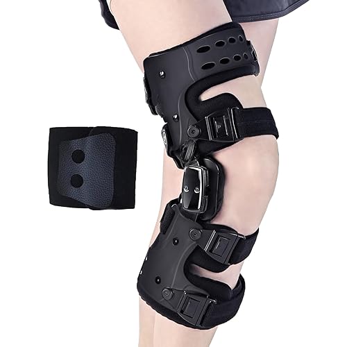 Miniatura 17 de Rodillera EZWORK OA Unloader - Alivio del dolor de artritis, osteoartritis, dolor de rodilla hueso sobre hueso, reparación de defectos de cartílago