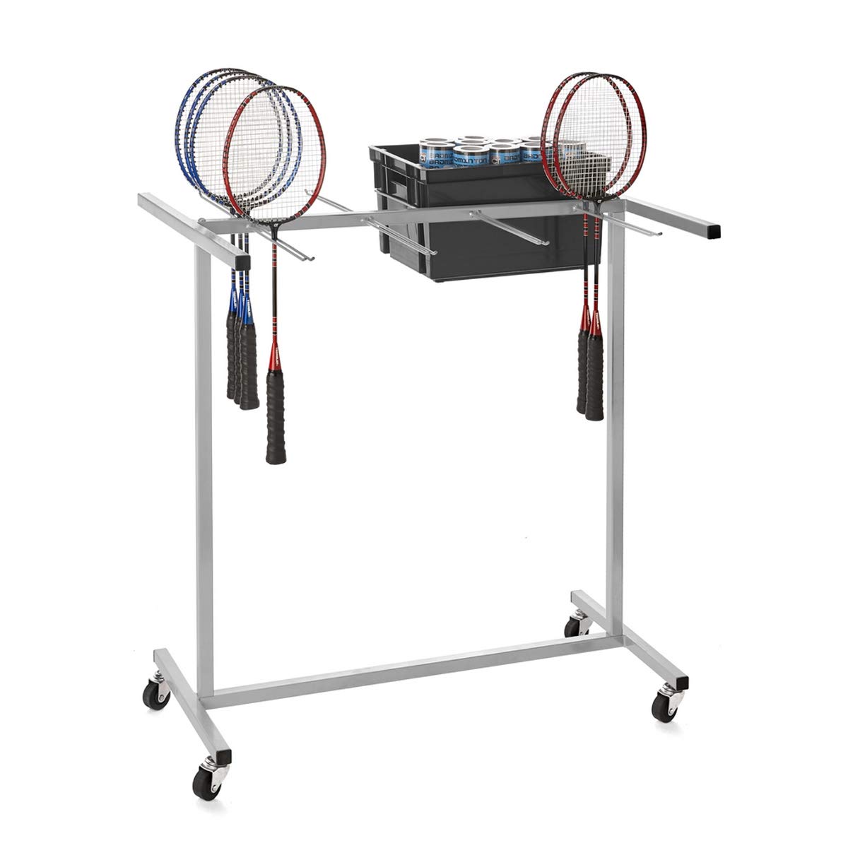 Visiodirect Chariot de Rangement Badminton - Dimensions 90 x 88 x 57 cm